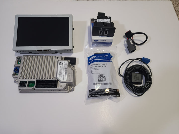 Ford Sync 3 Upgrade F250, F350, F450, F550 Superduty 4" to 8" Complete Conversion Kit 2017-2022