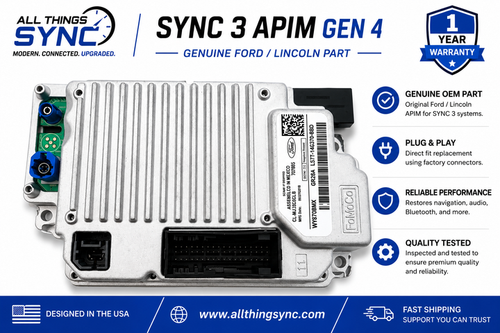 FORD SYNC 3 APIM GEN 4 WITH NAVIGATION